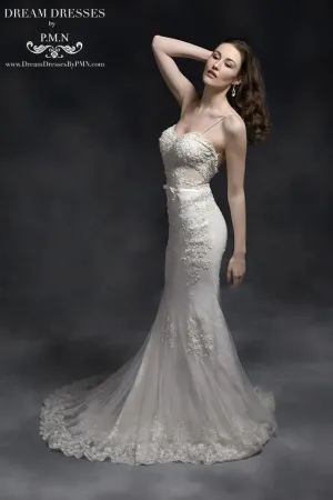 Open Back Mermaid Wedding Dress (#Mayra)