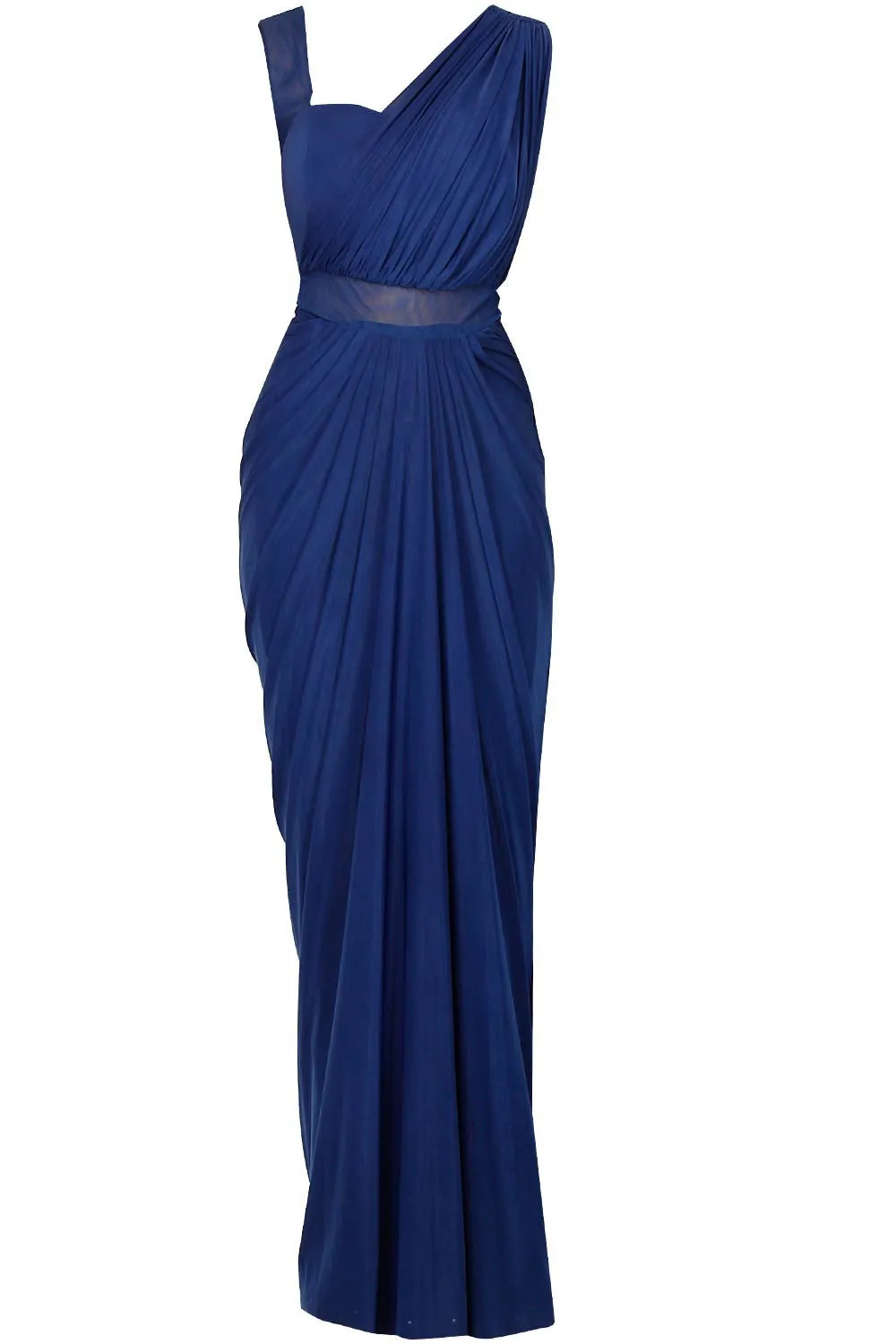 Purple Color Saree Gown