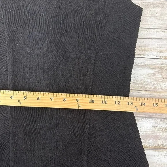 RAG &amp; Bone Geneva Knit Dress Size Medium Black Textured Fit and Flare Sleeveless