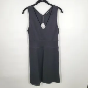 Rag and Bone women 8 Black Fit Flare Cut out Back Sleeveless Cocktail Dress