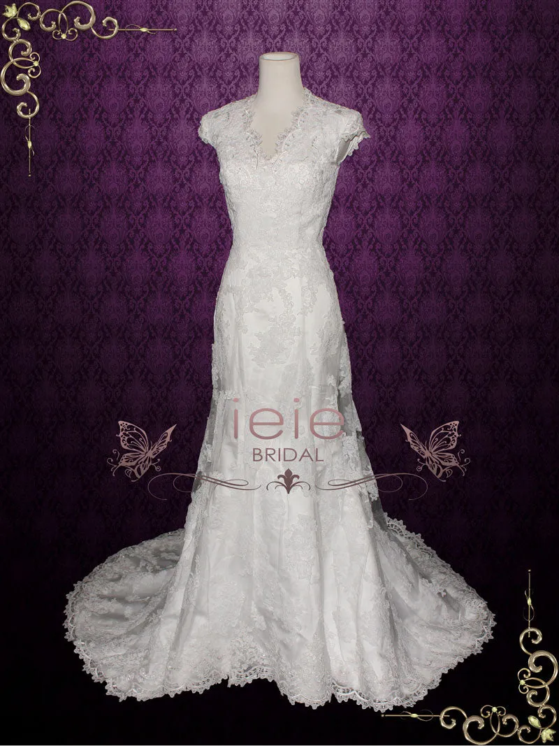 Ready to Wear Modest Lace Wedding Dresss MICHELLE