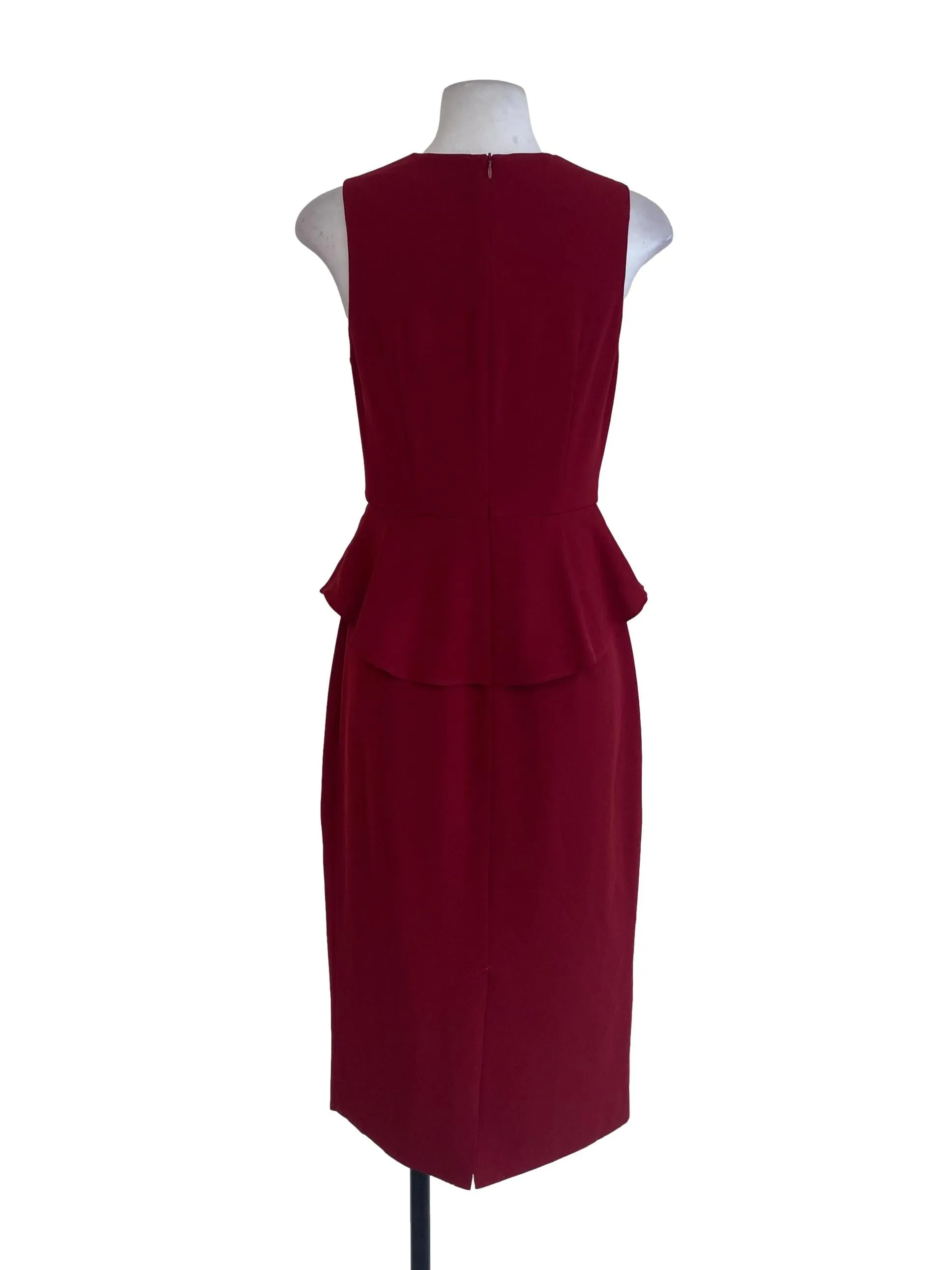 Red Peplum Dress
