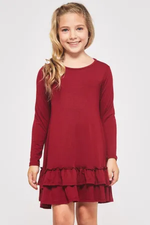 Red Ruffled Dress