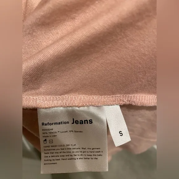 Reformation Rou Knit Dress, size small in Pink