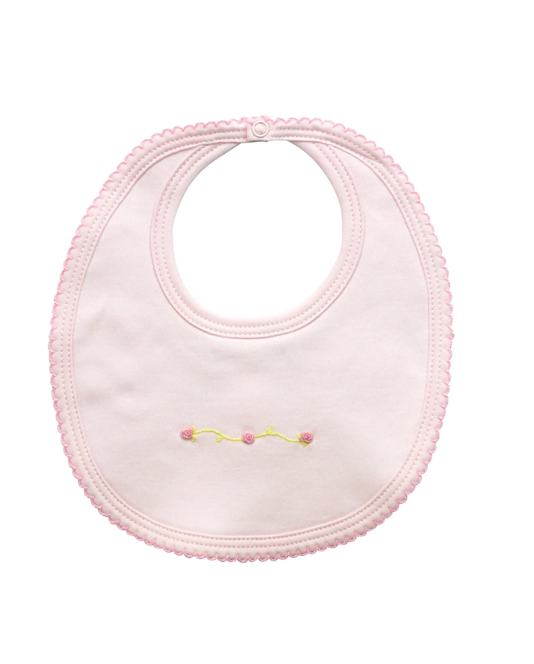 Rose buds Baby Girl Bib