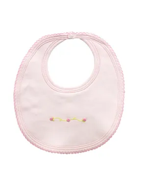 Rose buds Baby Girl Bib