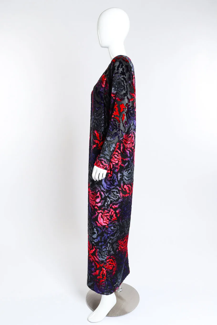 Rose Burnout Maxi Dress
