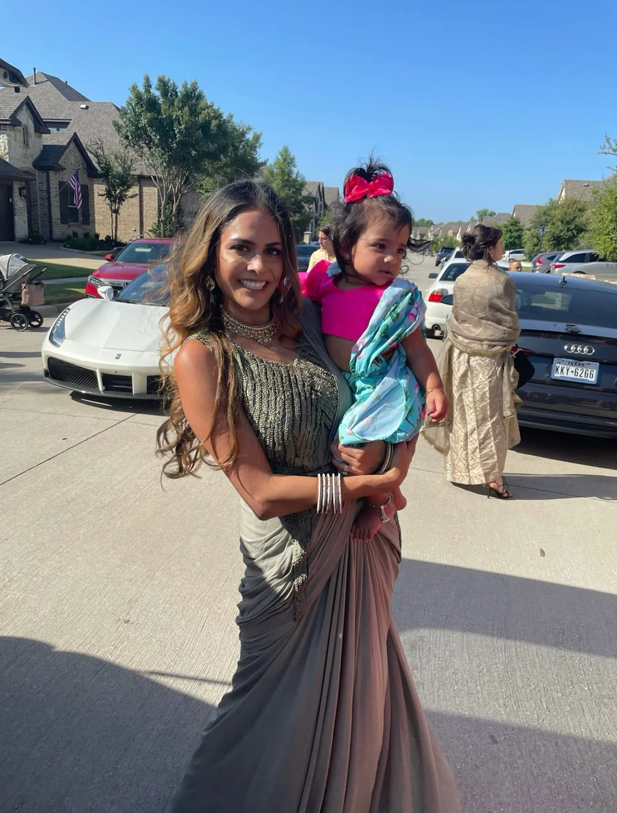 Sage Green Sari Gown
