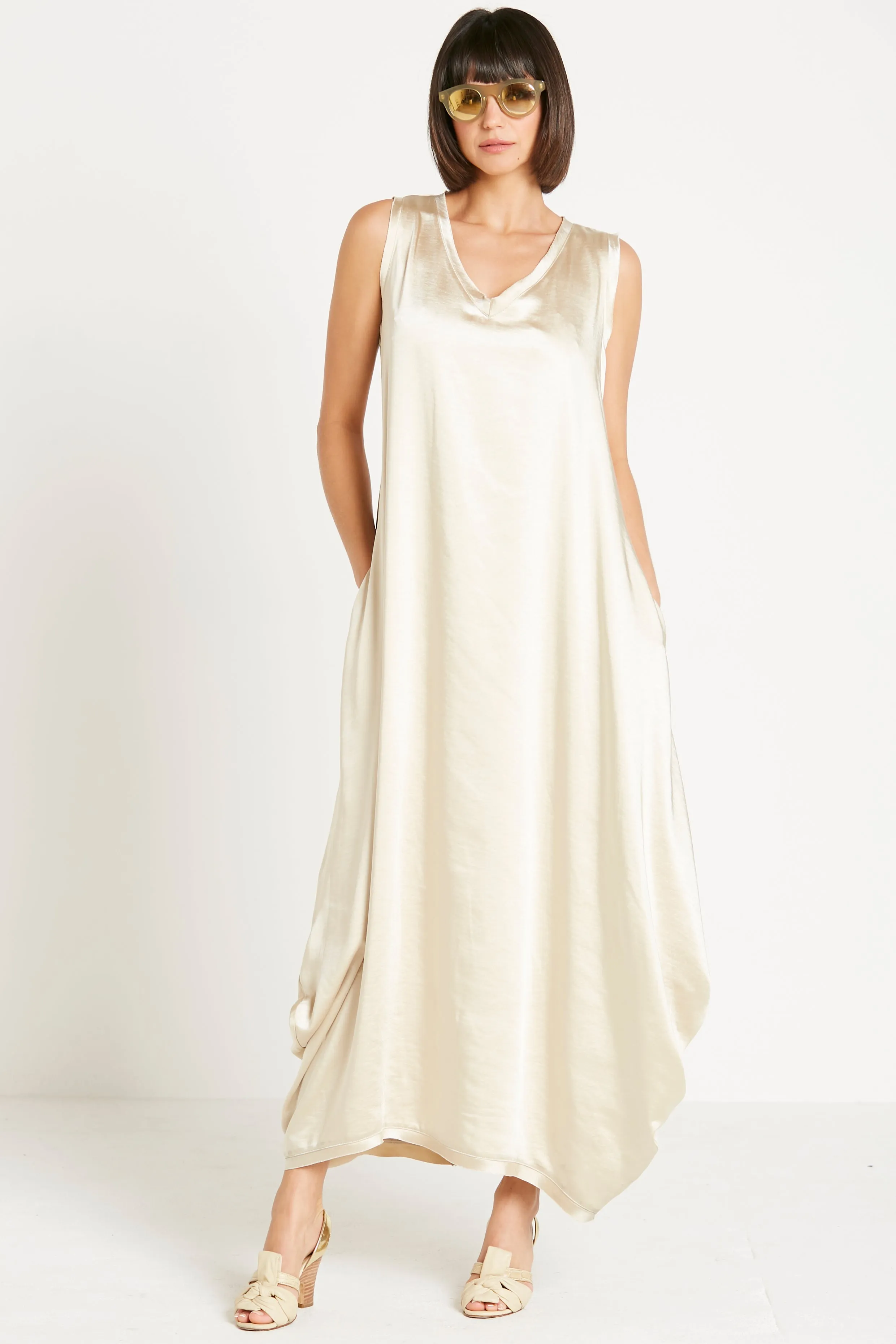 Sateen Parachute Dress