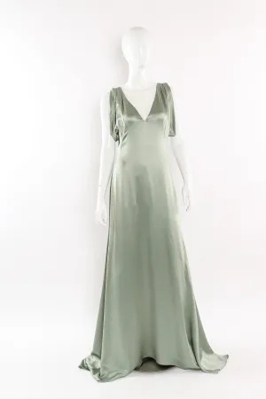 Satin Bias Cut Gown