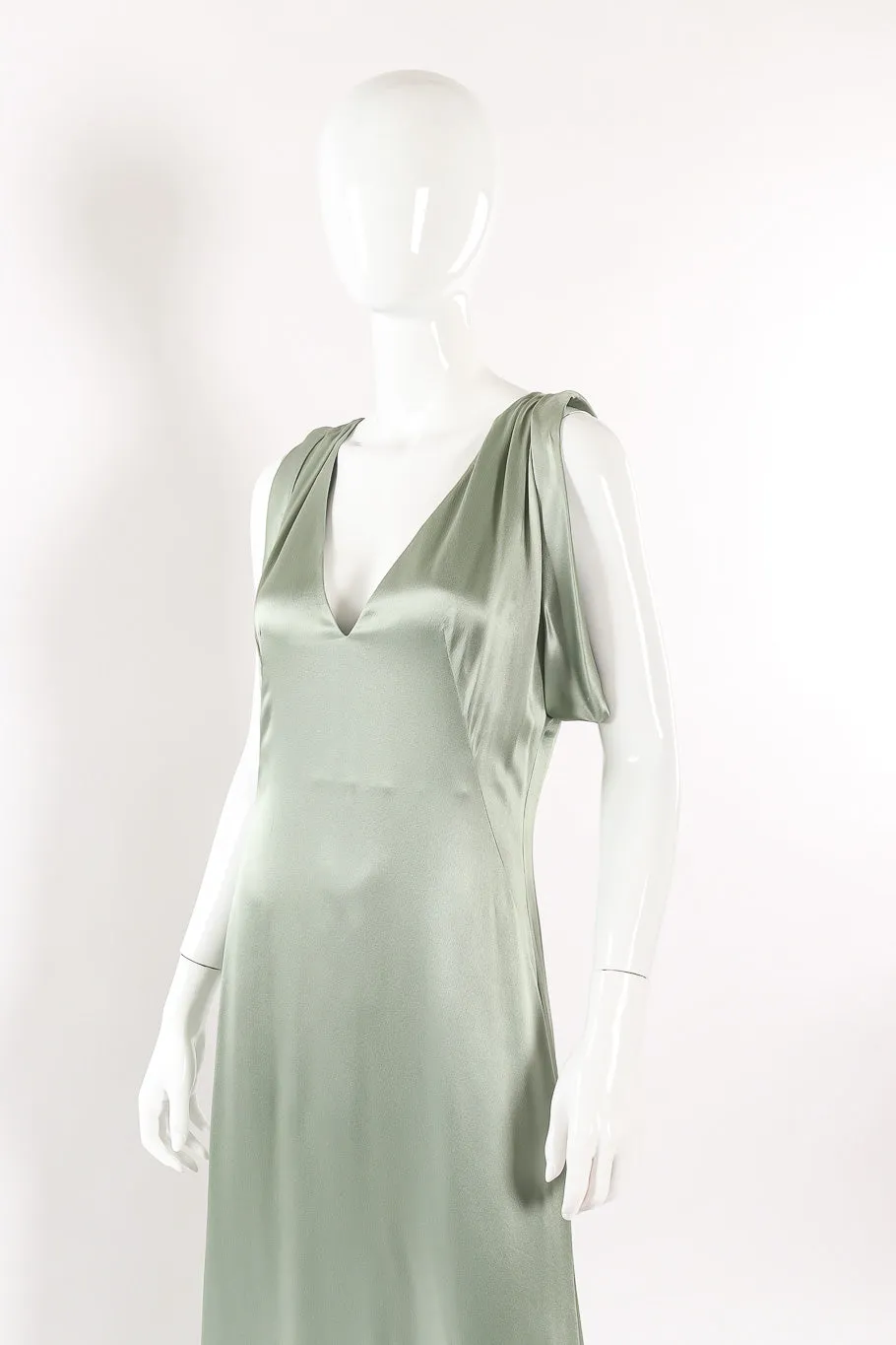 Satin Bias Cut Gown