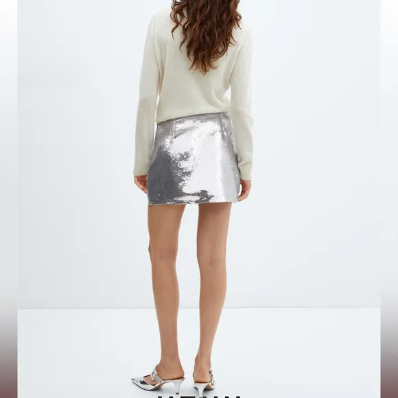 Sequin miniskirt