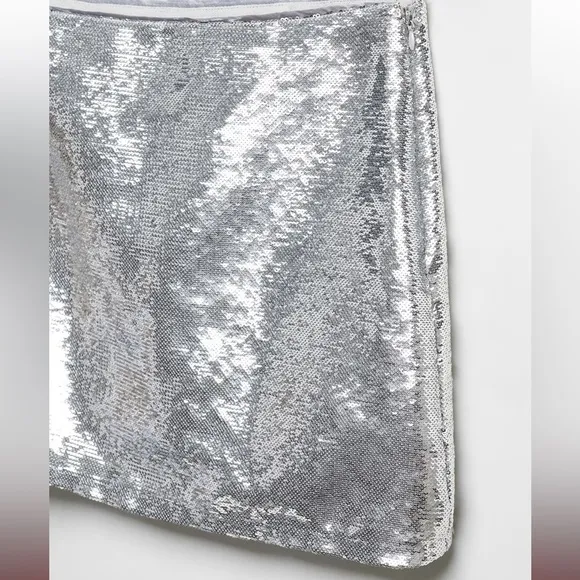 Sequin miniskirt