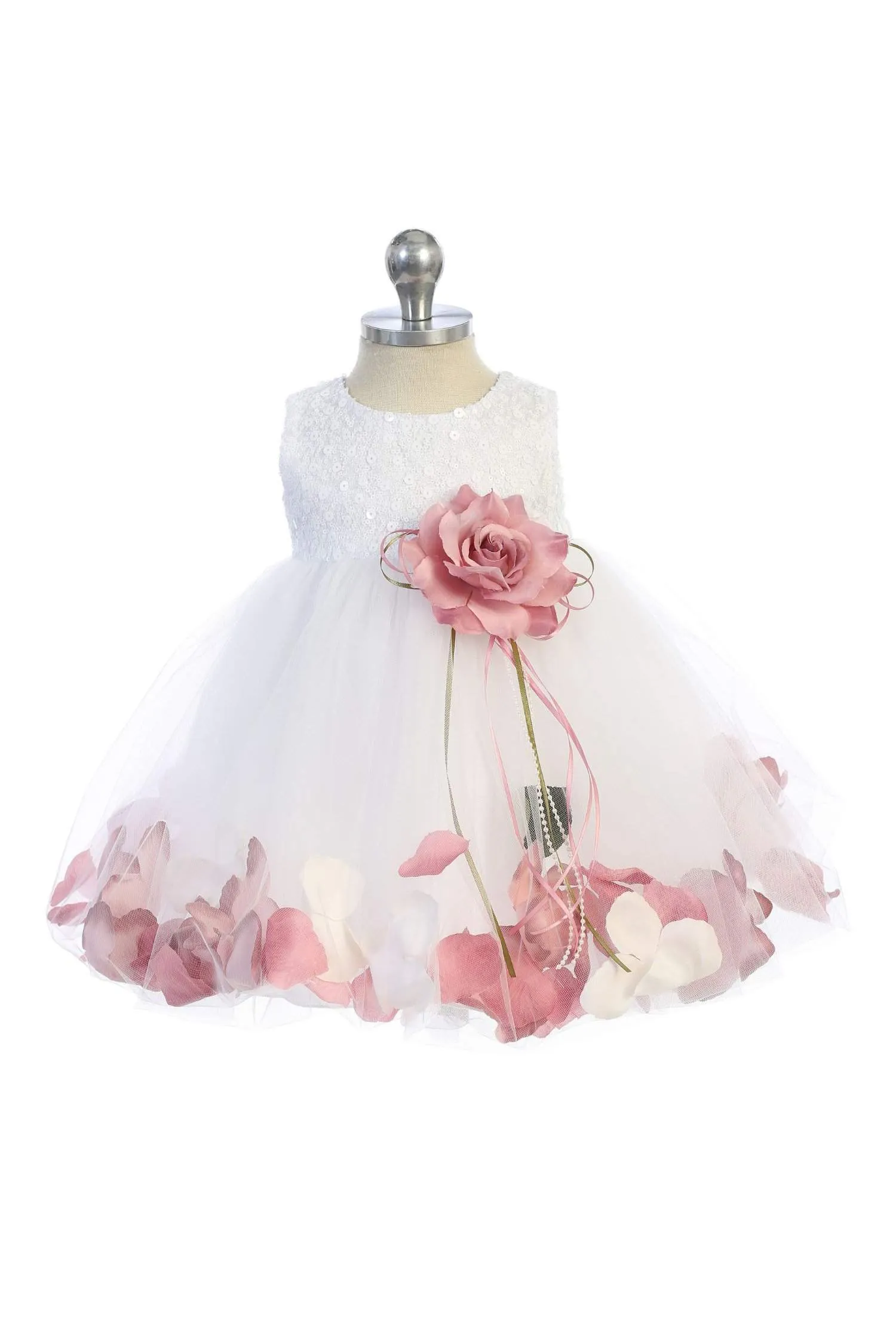 Sequin Top Petal Dress Baby