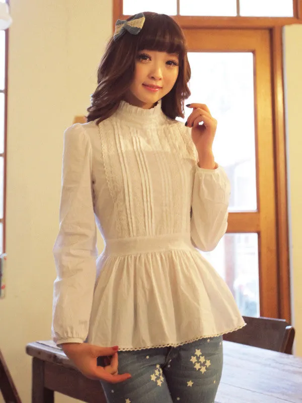 shakespearean long sleeve top