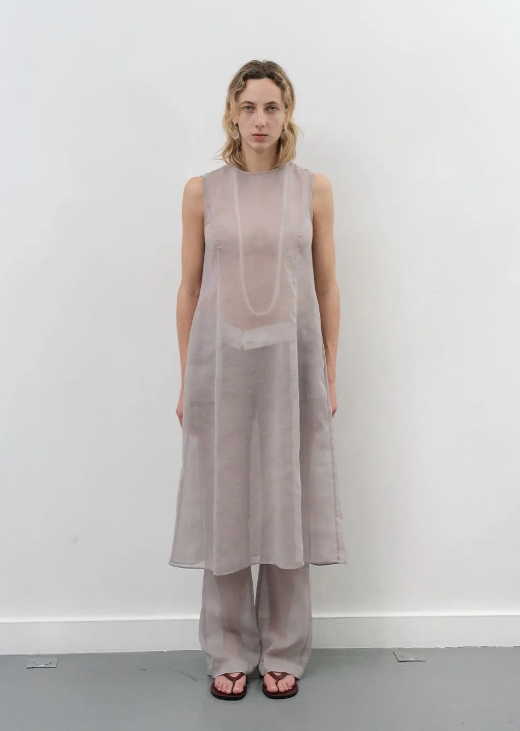 SHEER LONG DRESS