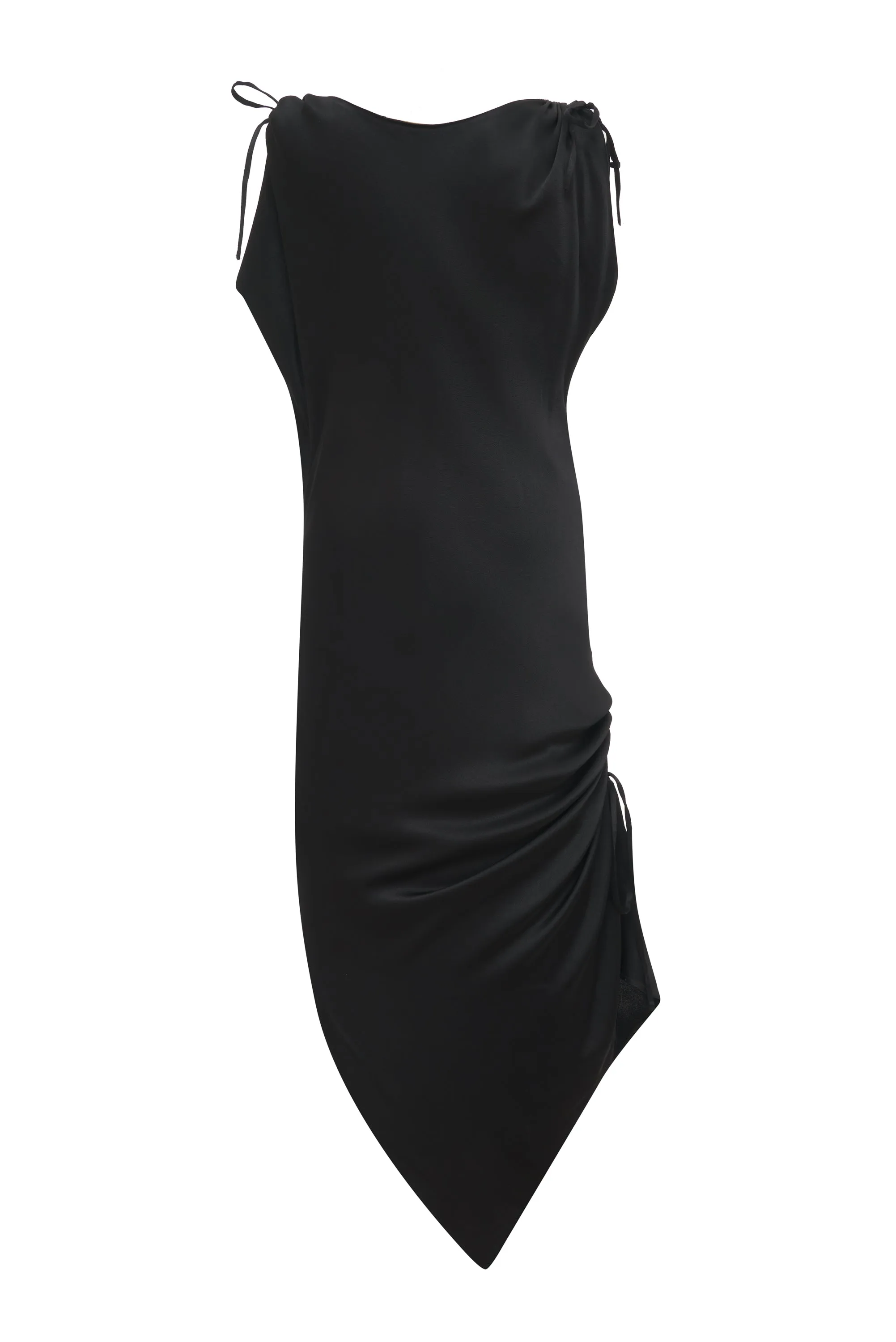 Silvia Ruched Bias Dress