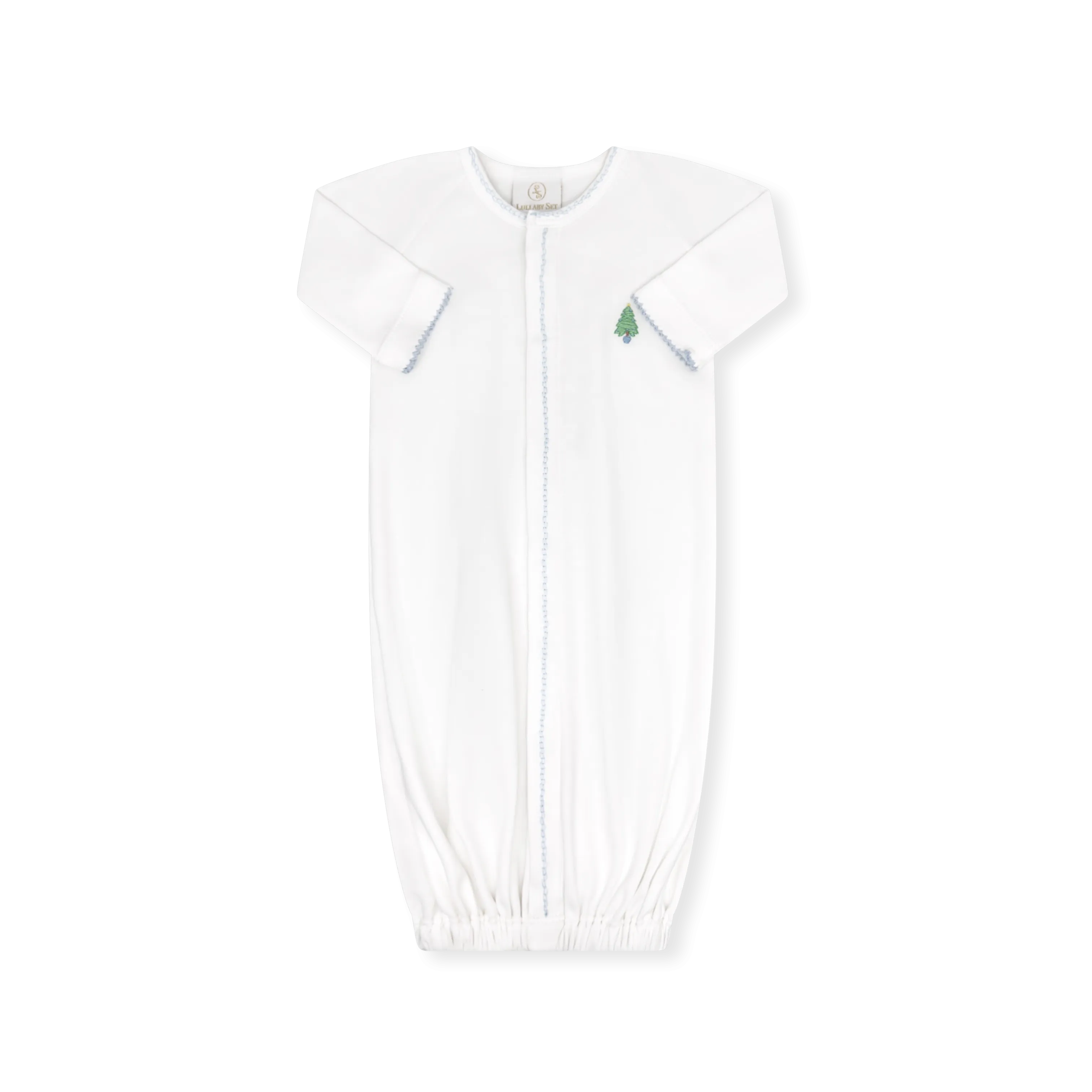 Snuggle Me Saque - Park White Knit, Tree