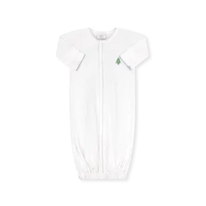 Snuggle Me Saque - Park White Knit, Tree