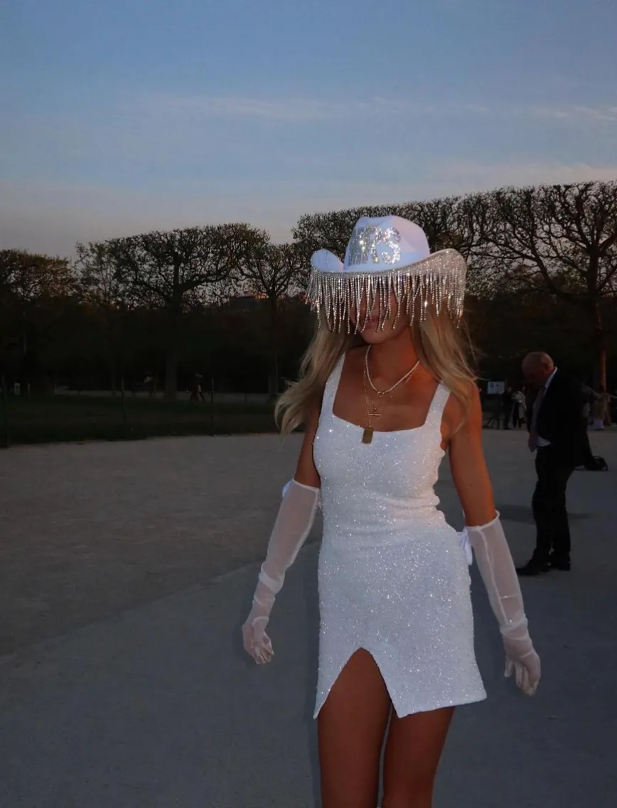 Sofia Hand Beaded Party Dress