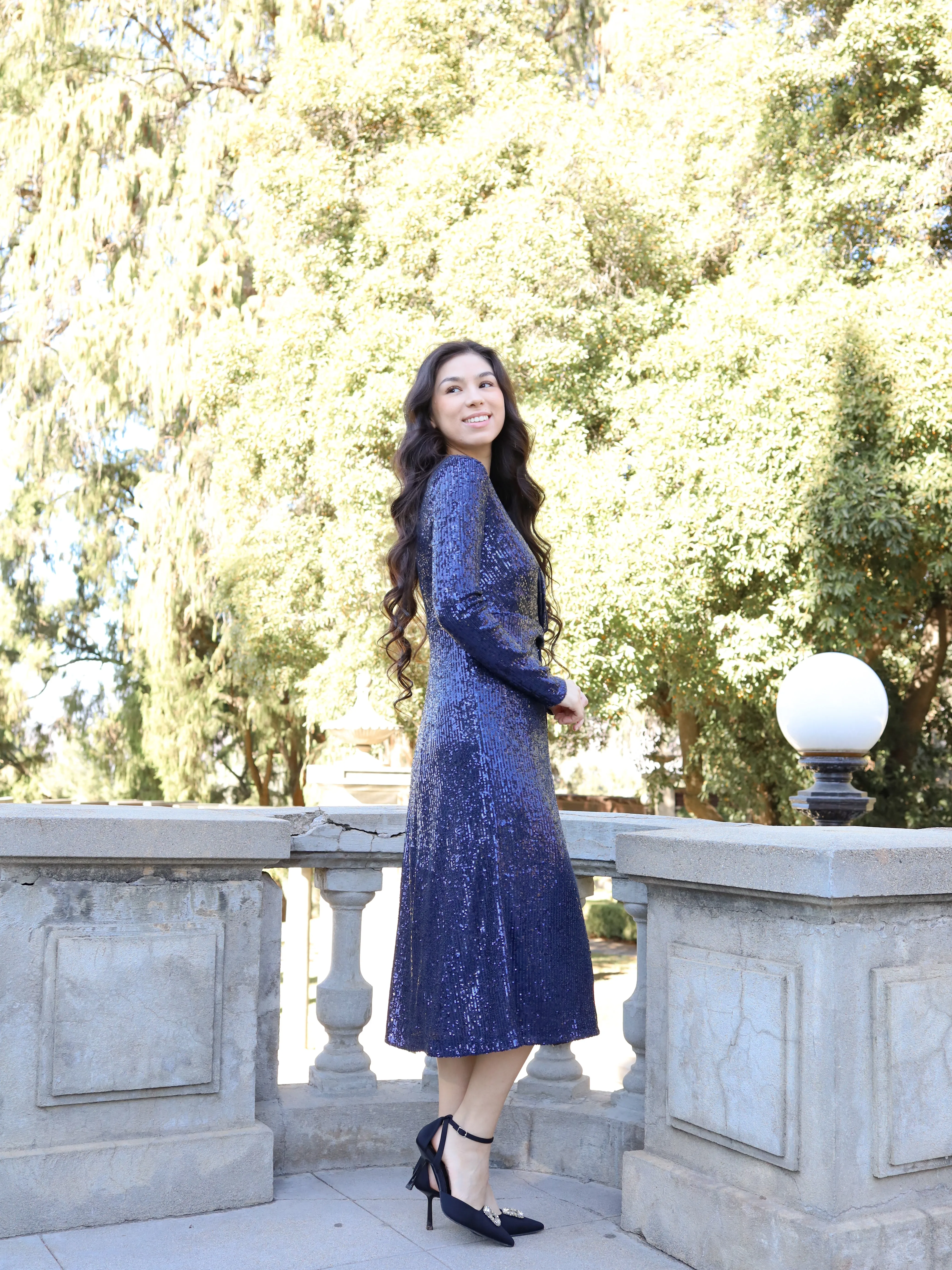 Starlet Dress - Navy
