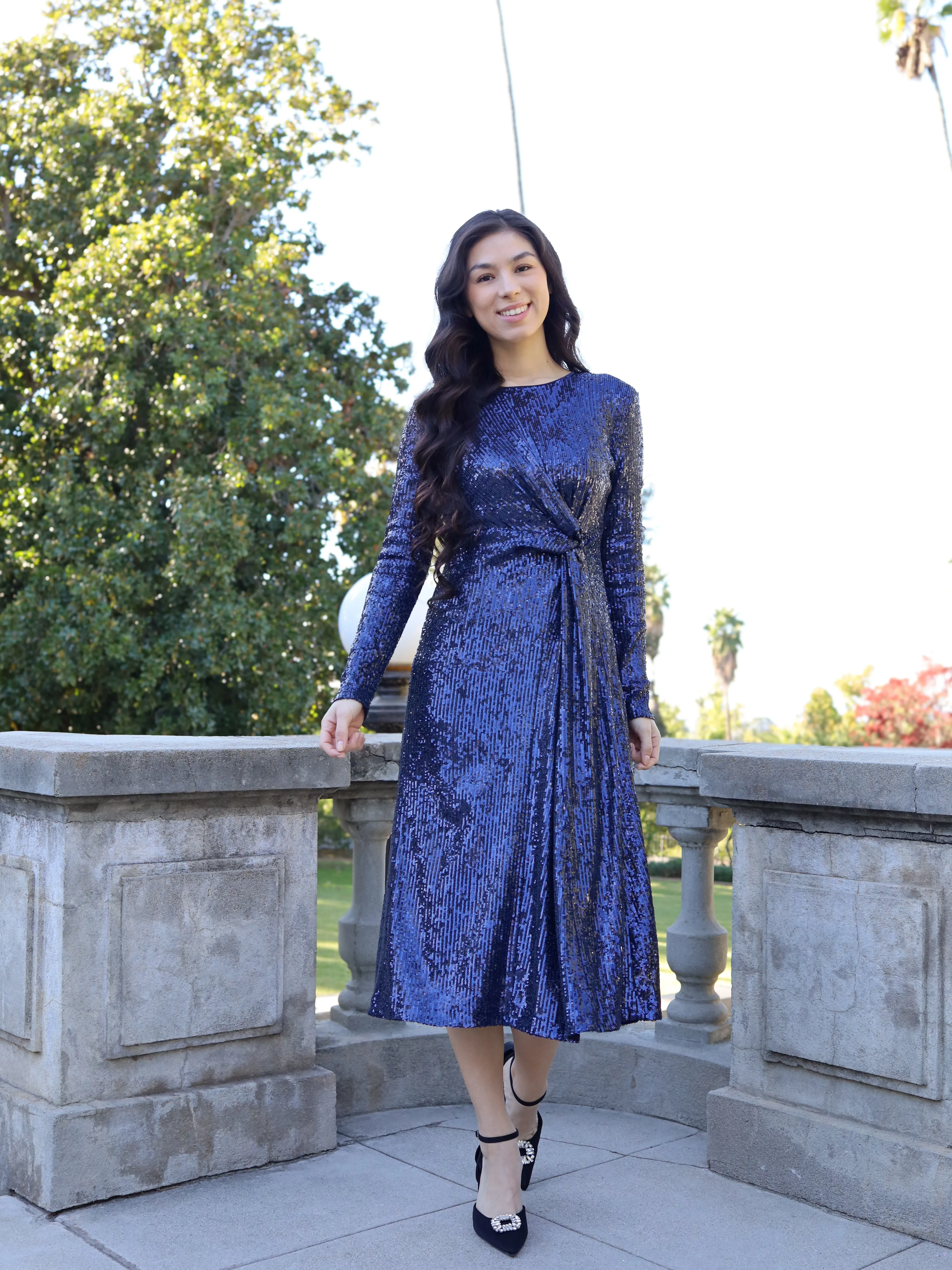 Starlet Dress - Navy