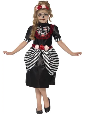 Sugar Skull Girls Mexican Halloween Costume
