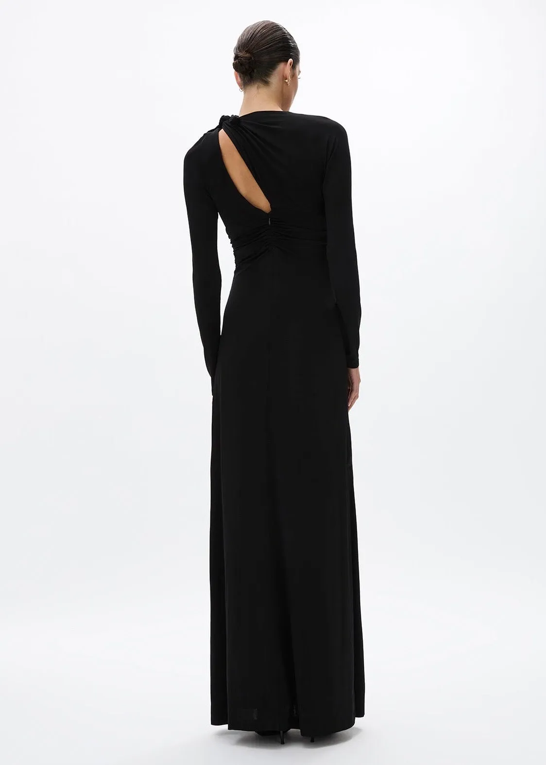 Tanner Sleeve Gown (Black)