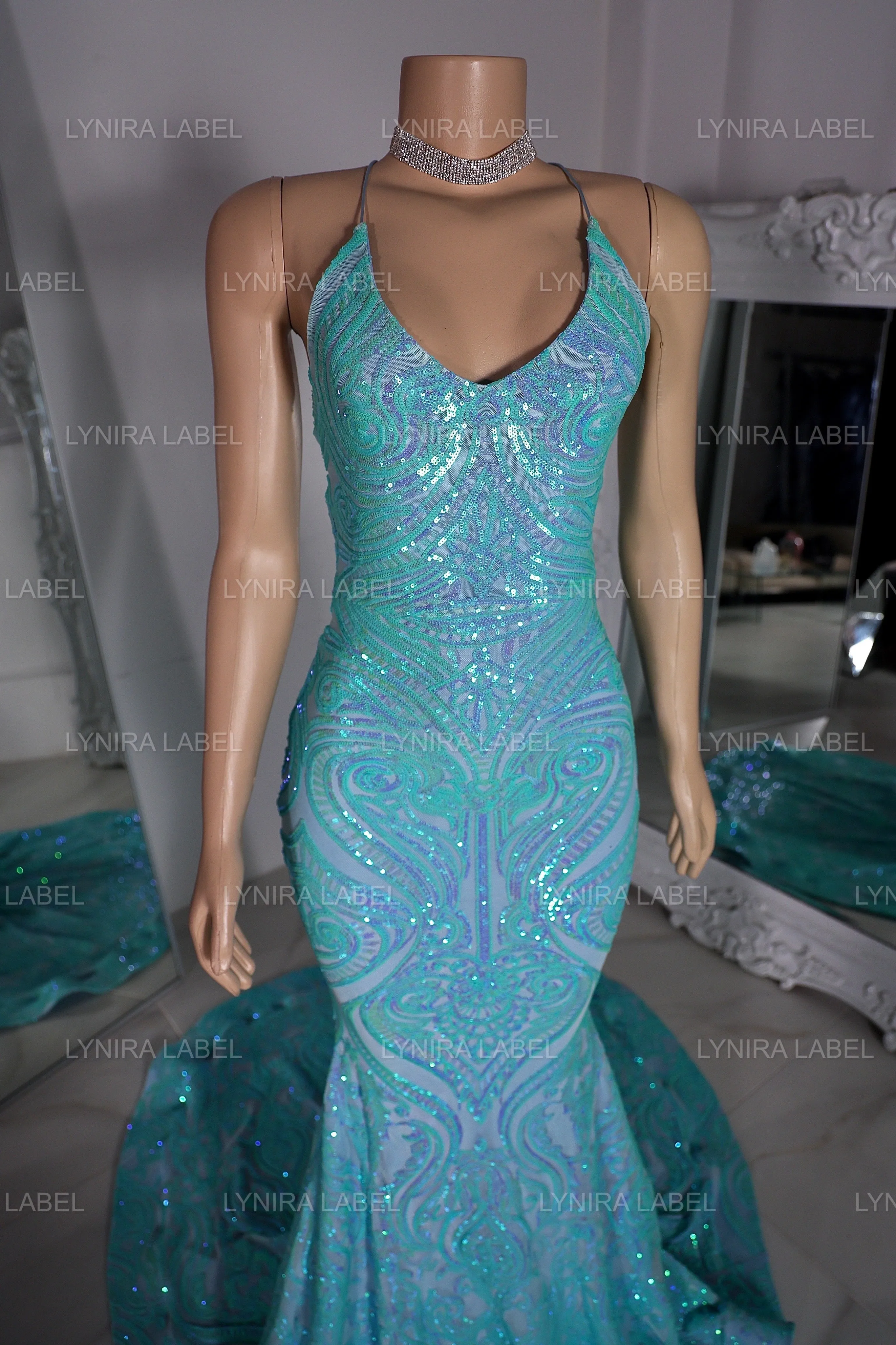 The AALIYAH Sequin Gown