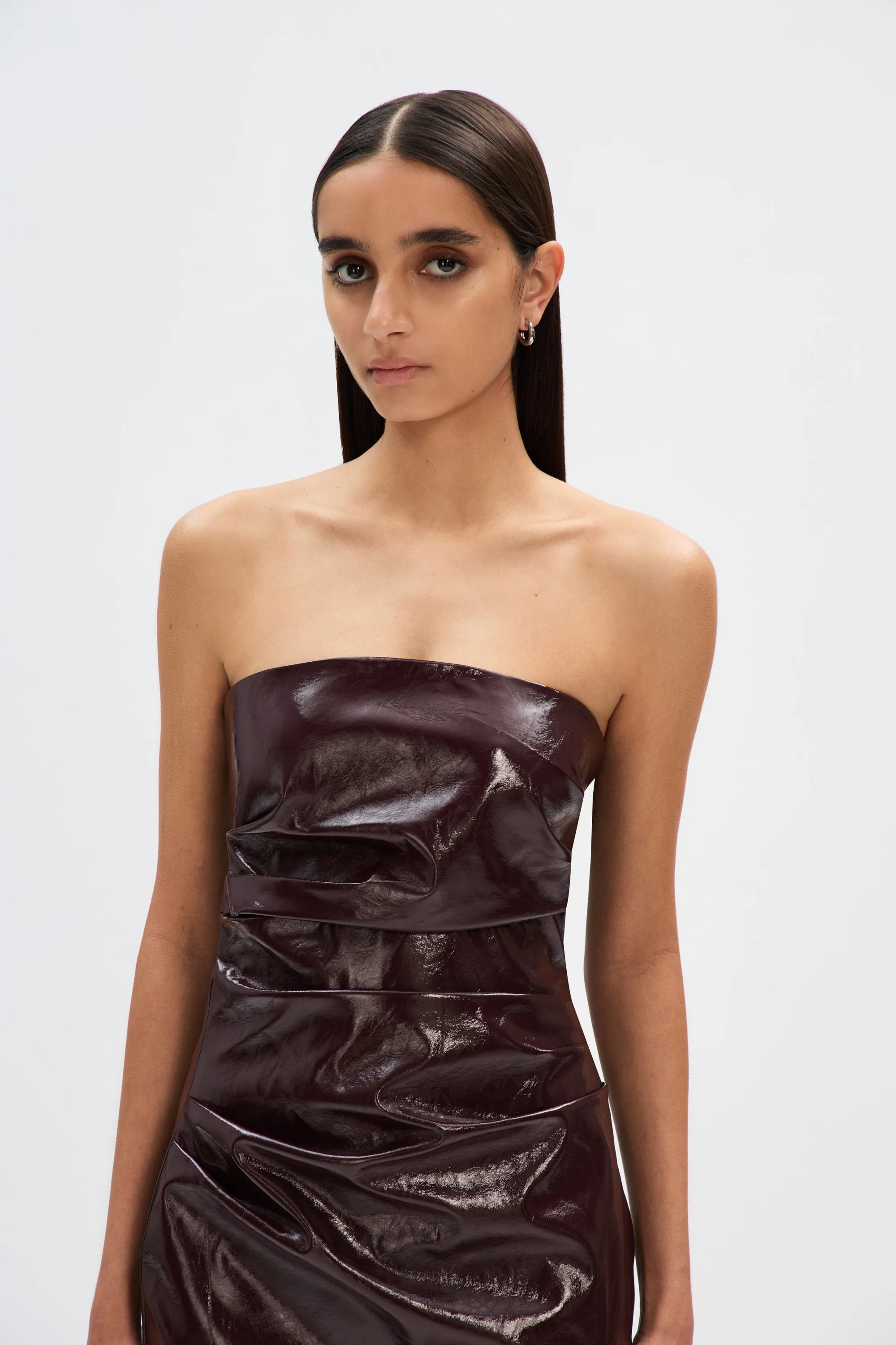THE 'ALSTON' GLAZED MINI DRESS