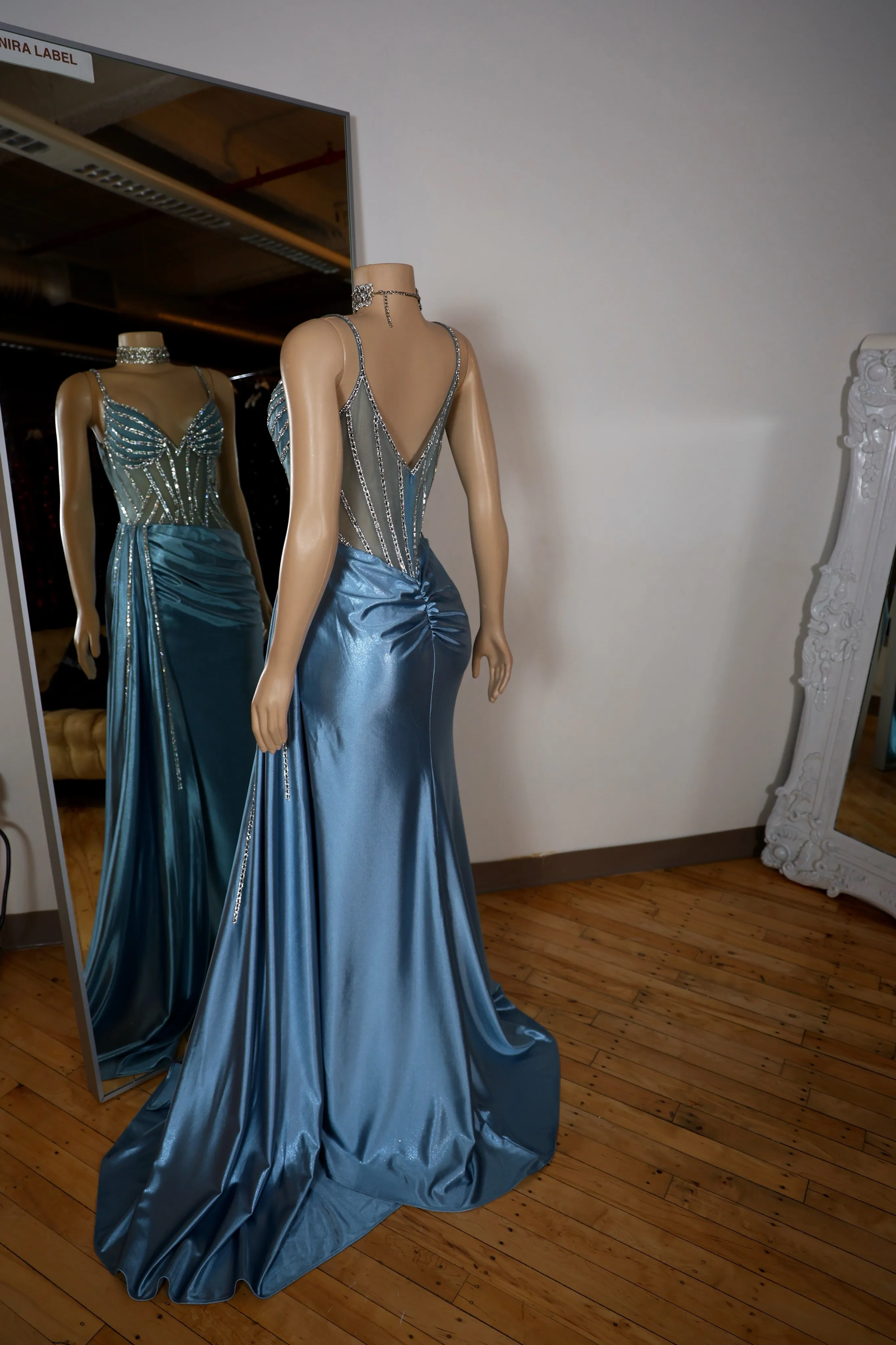 The Charlotte Satin Gown