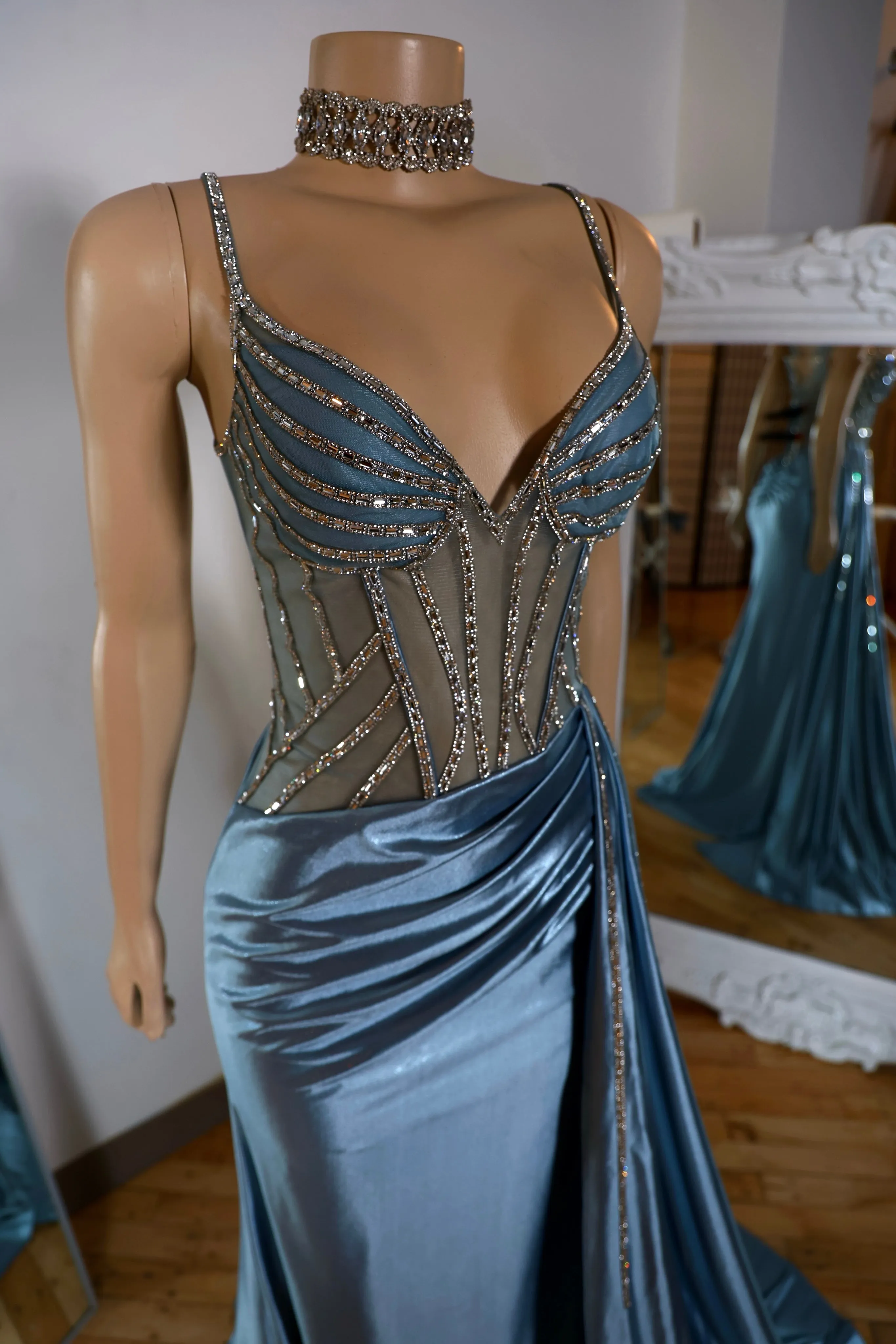 The Charlotte Satin Gown