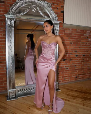 The Layla Satin Gown