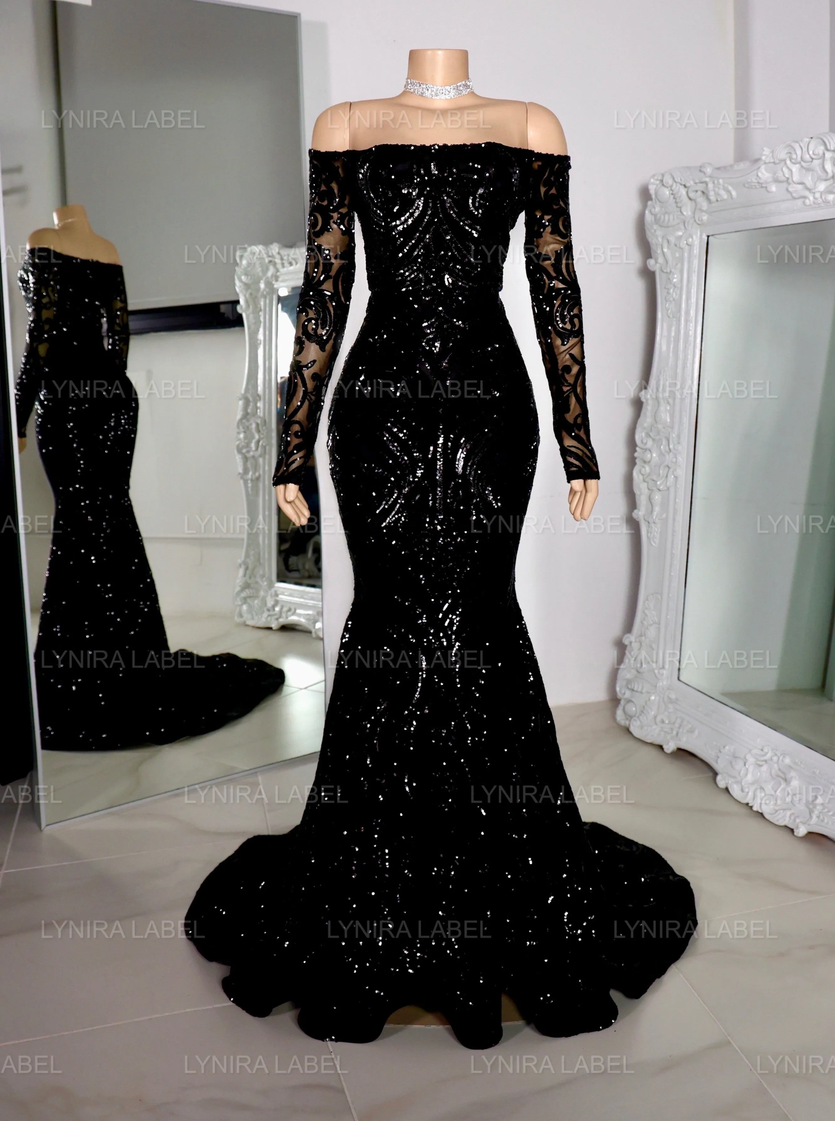 The Malina Sequin Gown