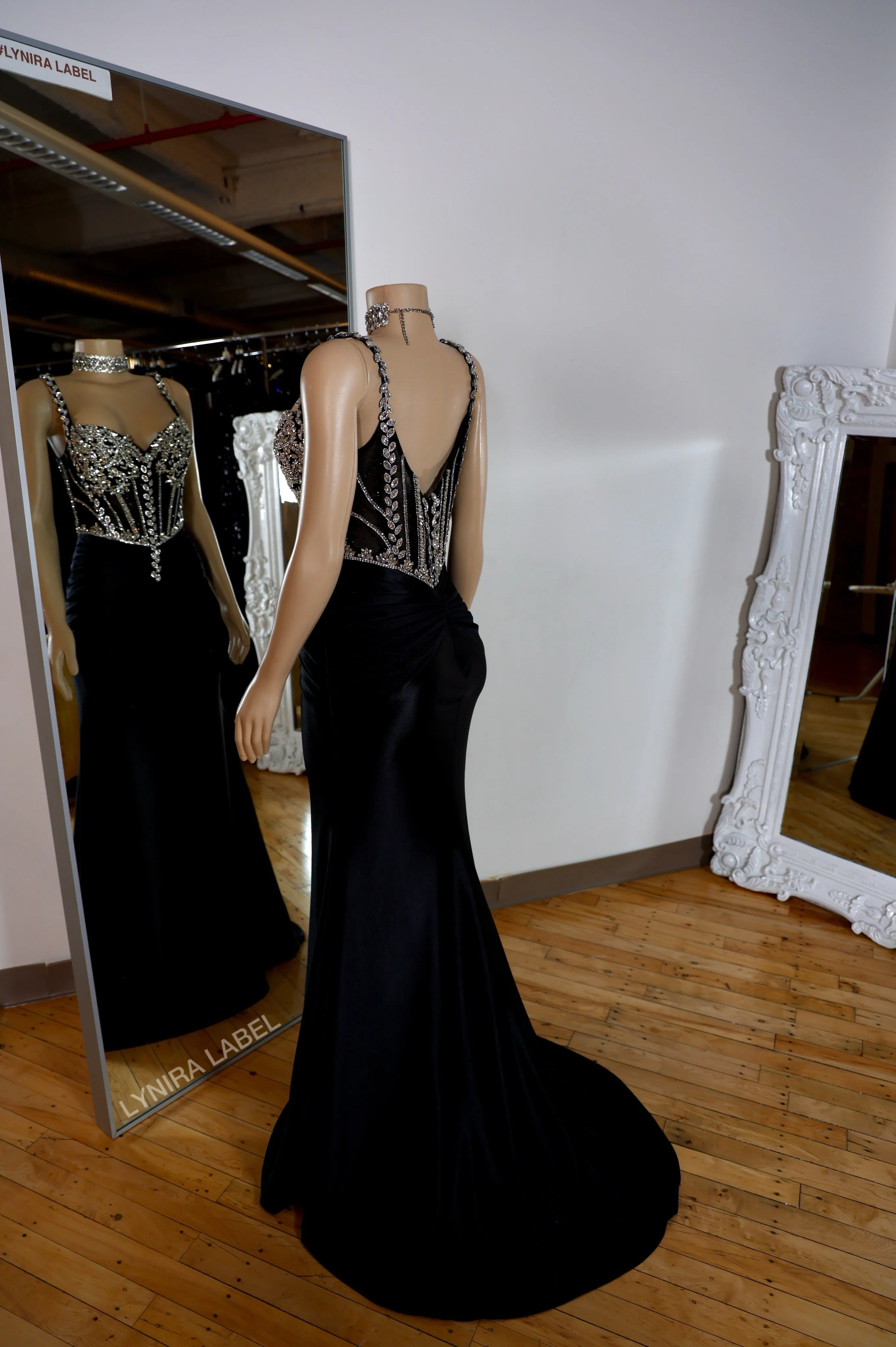 The Mina Rhinestone Gown