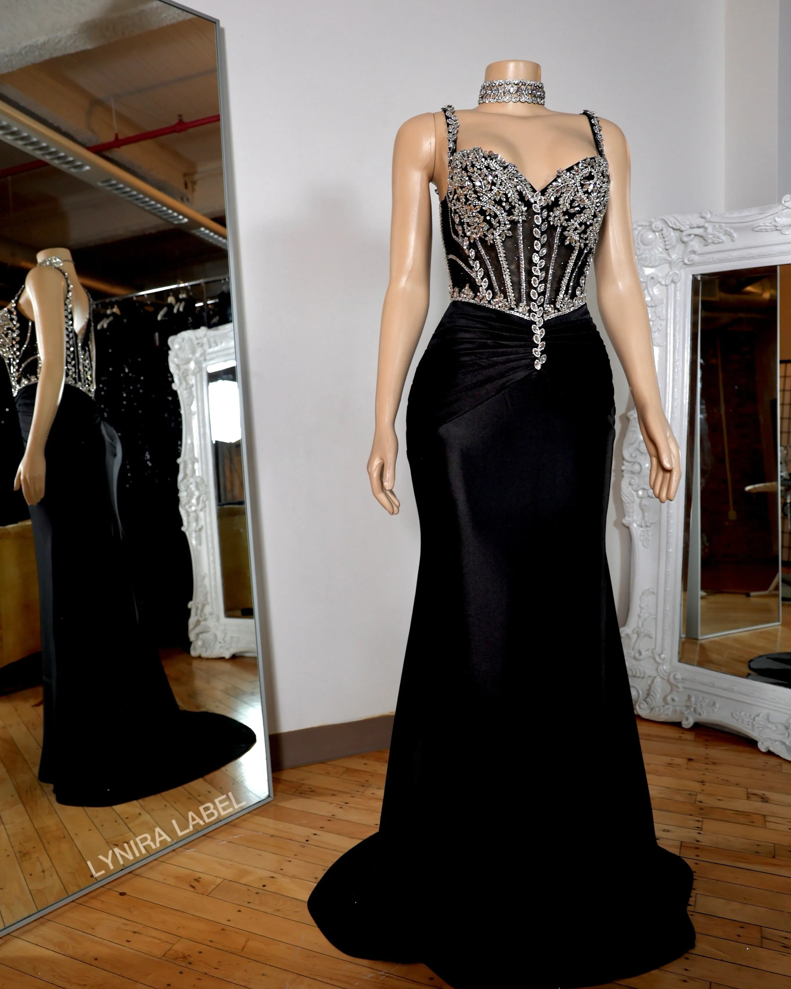 The Mina Rhinestone Gown