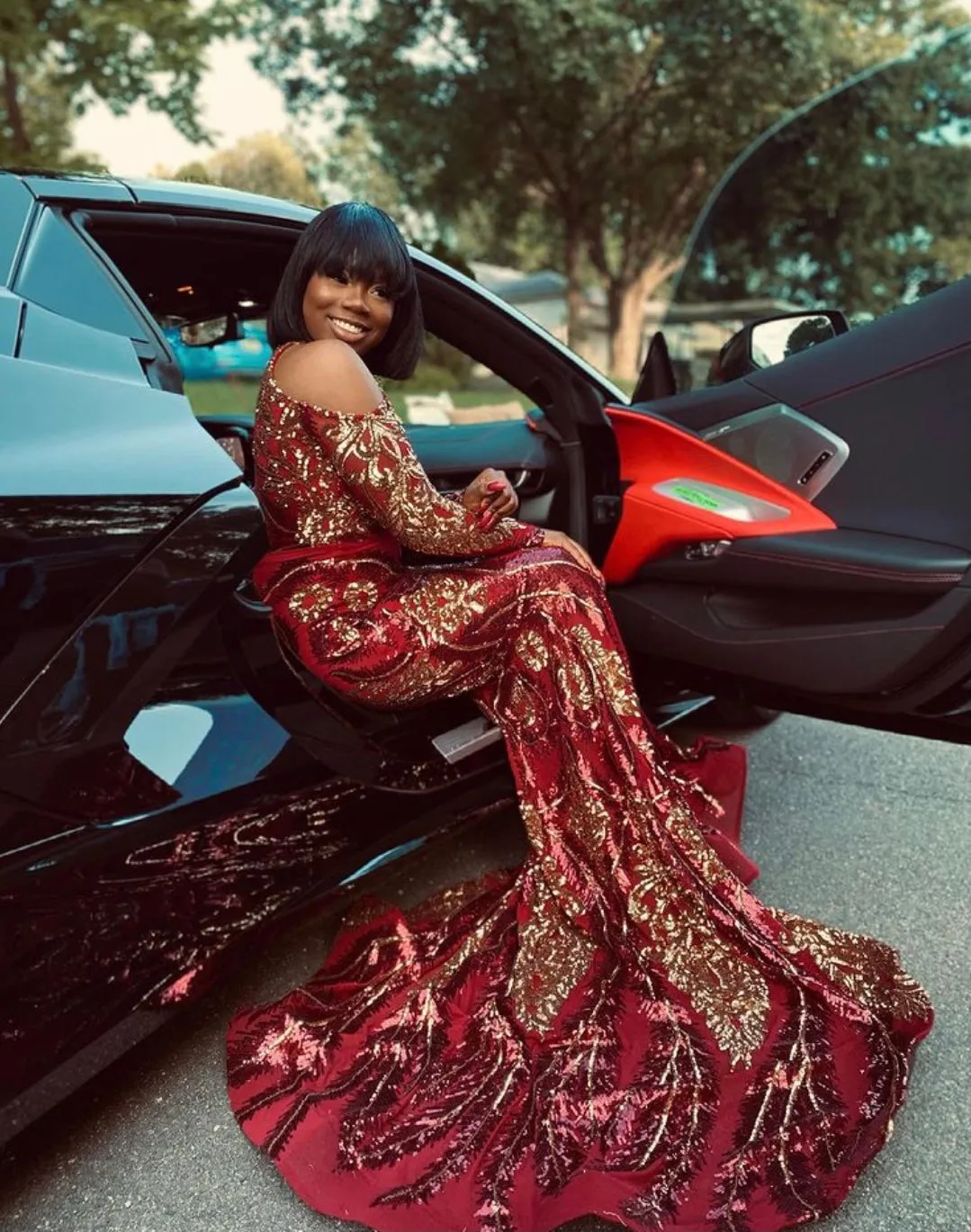 The MYA Sequin Gown