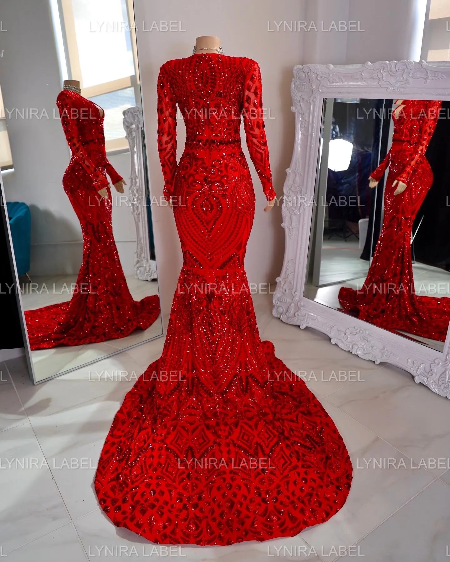 The Talisha Sequin Gown
