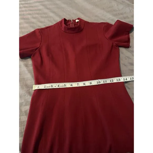 Tome Burgundy Multi-Stripe Dress 2
