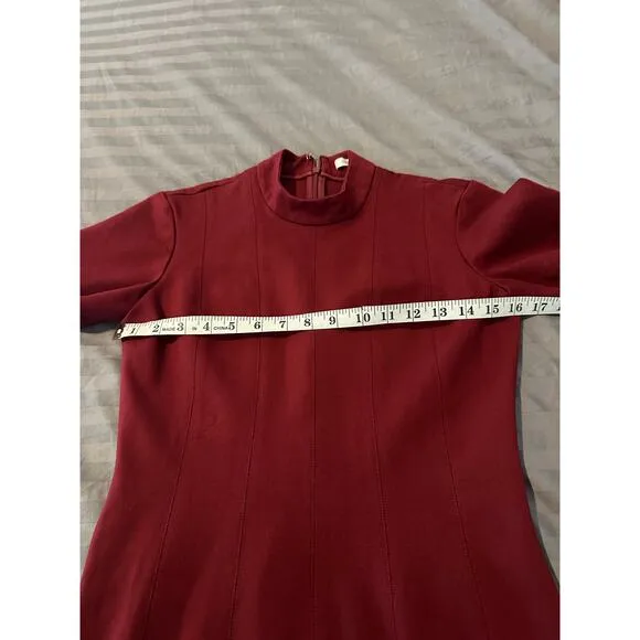 Tome Burgundy Multi-Stripe Dress 2