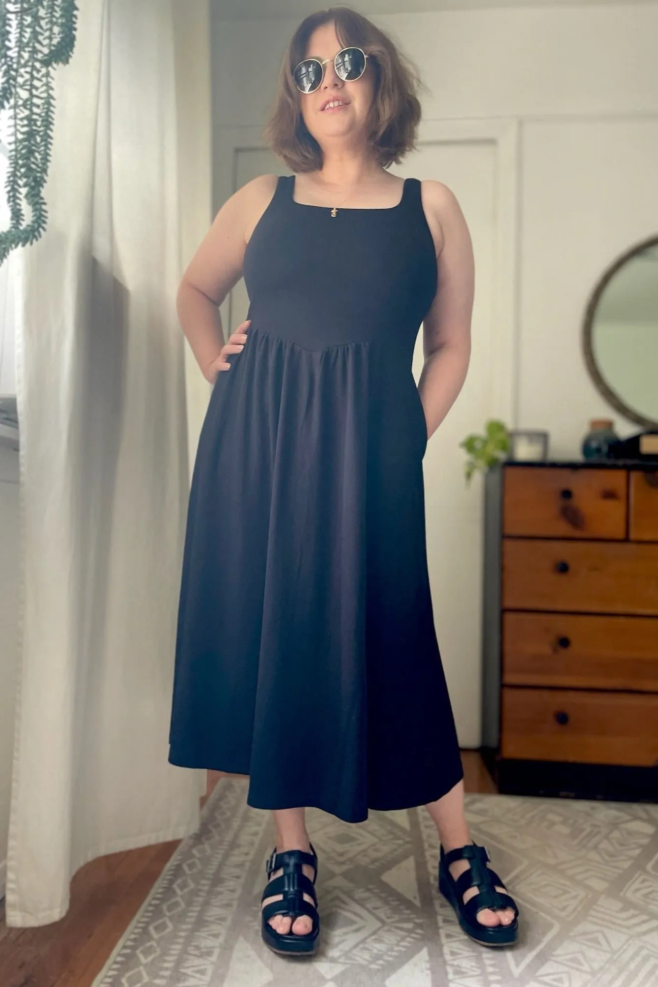 Tomo Jersey Midi Dress