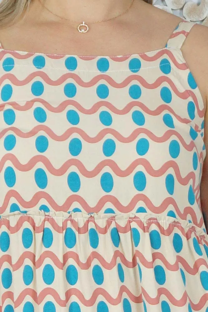 Twiggy Dress "Waves"