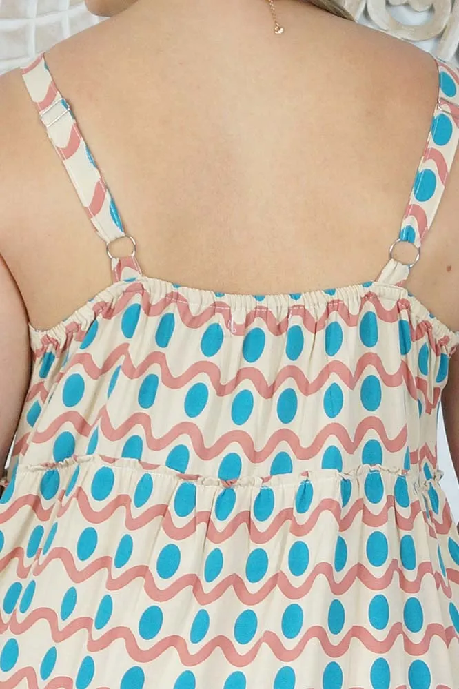 Twiggy Dress "Waves"