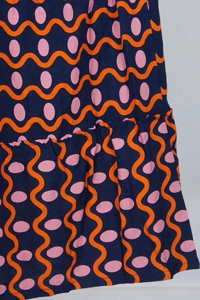 Twiggy Dress "Waves"
