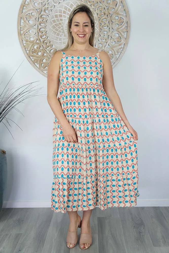 Twiggy Dress "Waves"