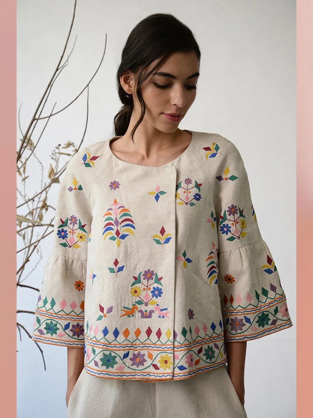 UMBAR by Payal Pratap   I   Jacket-Kutch-Our-Peplum-Overlap-Jacket-Is-A-Must-Have-For-Your-Holiday-And-Summer-Wardrobe