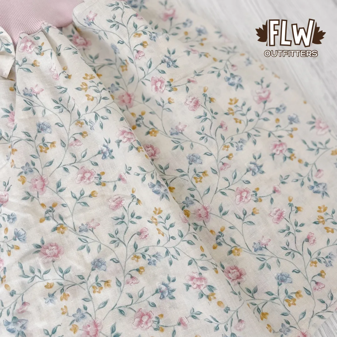 Upcycled Dress 4T-7Y Mini Wildflower