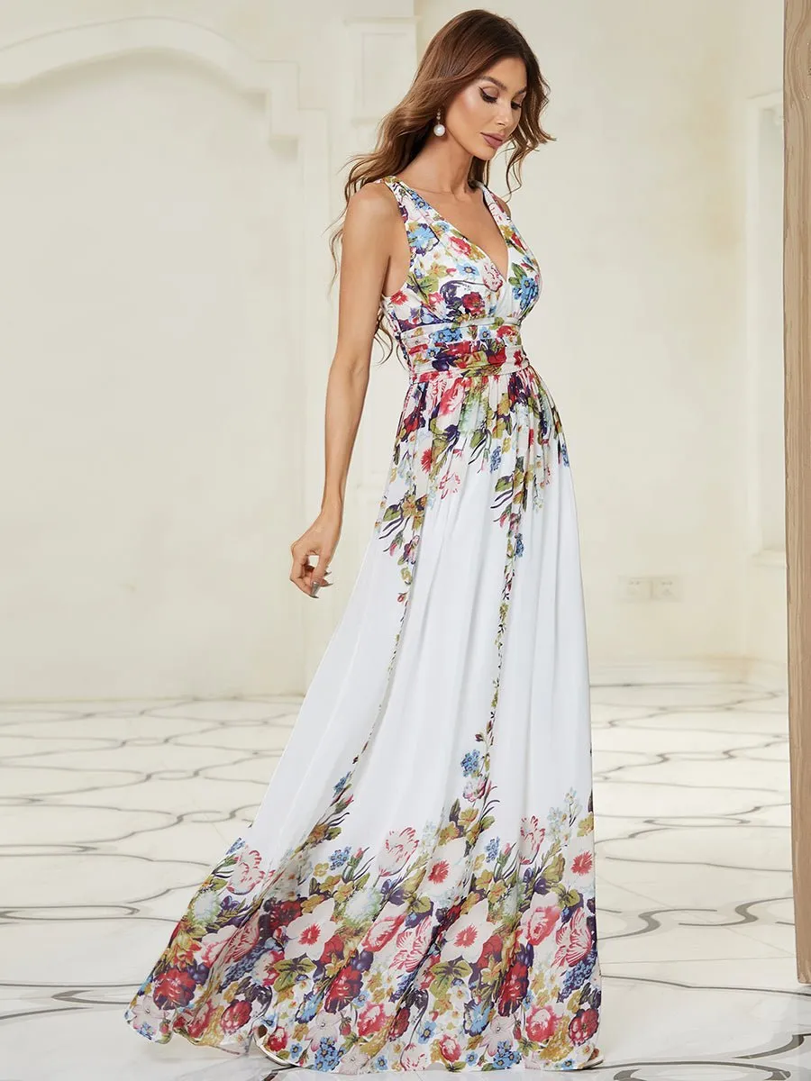 Veda floral chiffon wedding dress in ivory s16 Express NZ wide