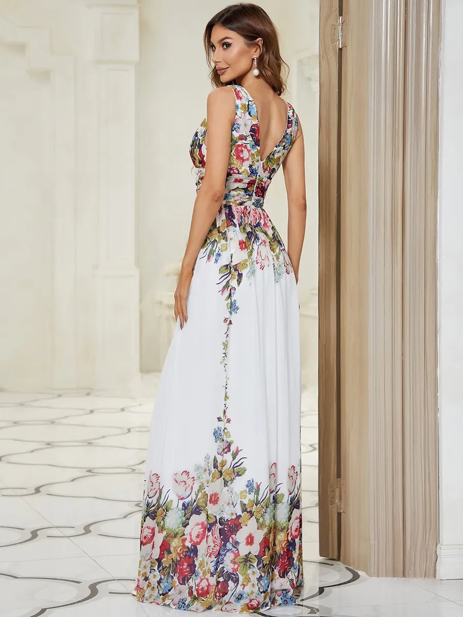 Veda floral chiffon wedding dress in ivory s16 Express NZ wide