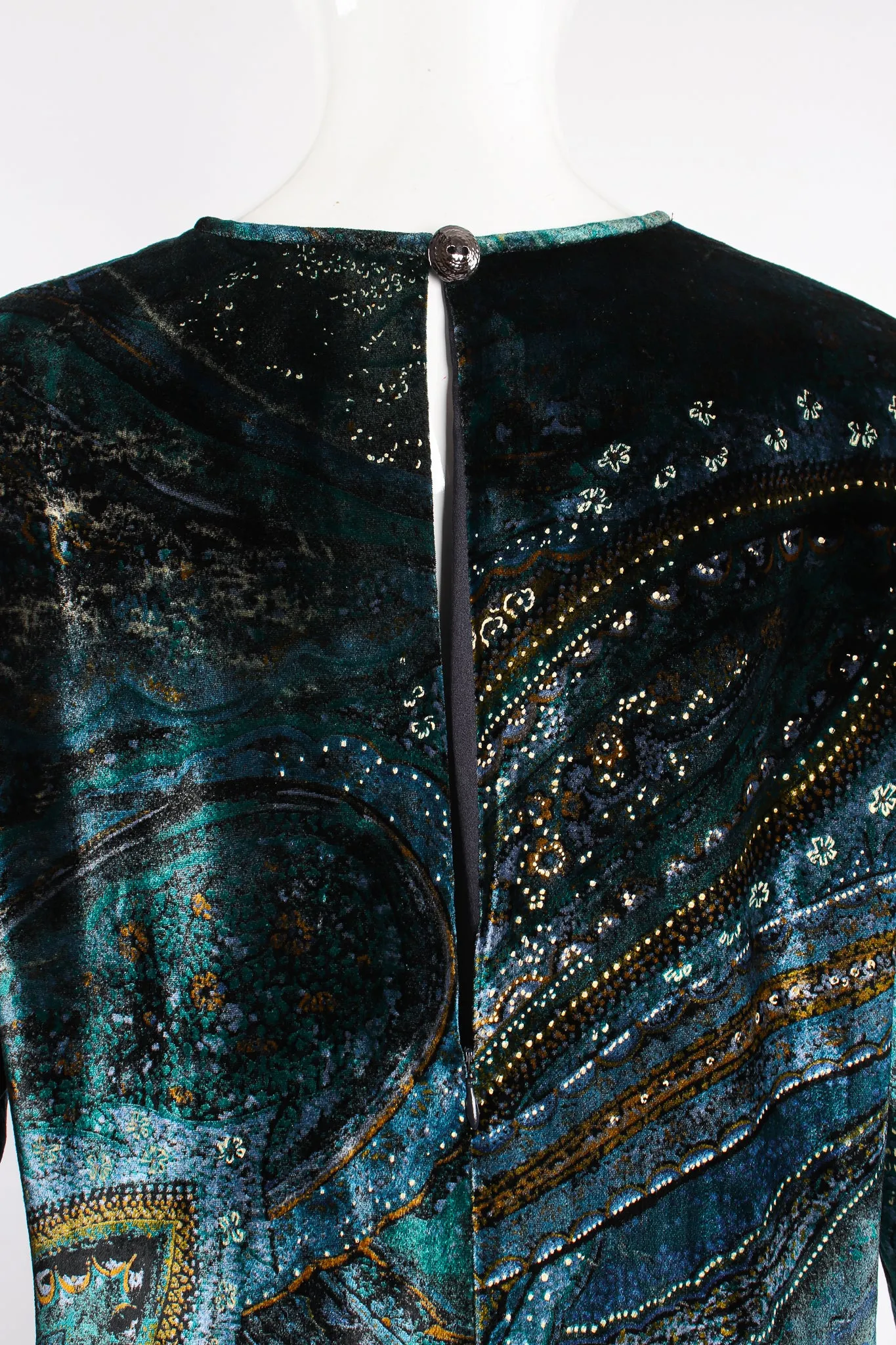 Velvet Cosmic Paisley Gown II